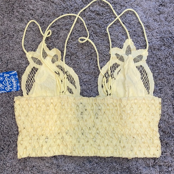 FREE PEOPLE YELLOW BRALETTE - Picture 4 of 6